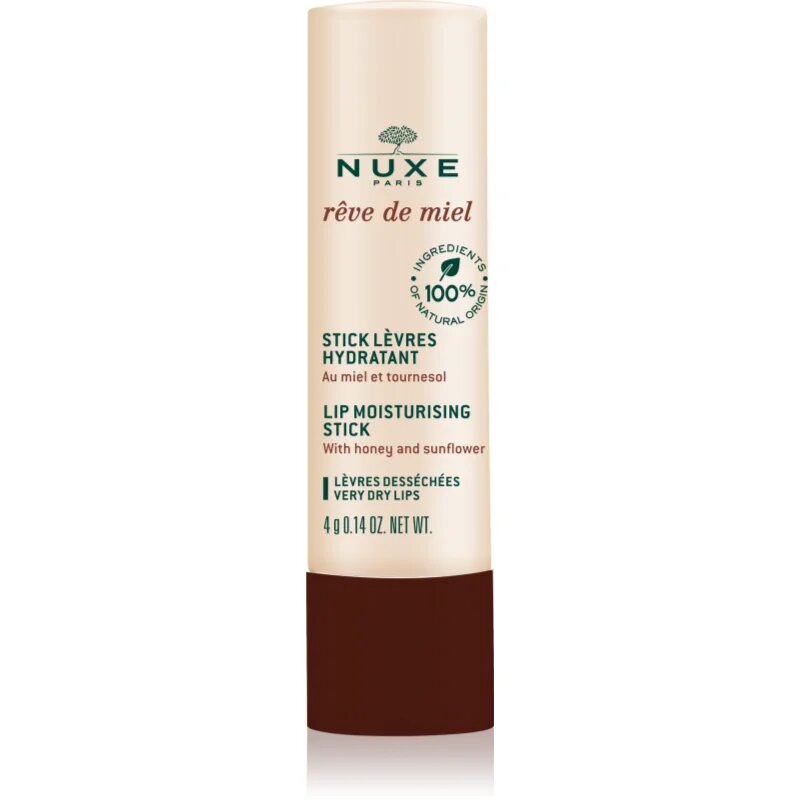 Nuxe Rêve de Miel Lip Moisturizing Stick balzam za ustnice v paličici 4 g