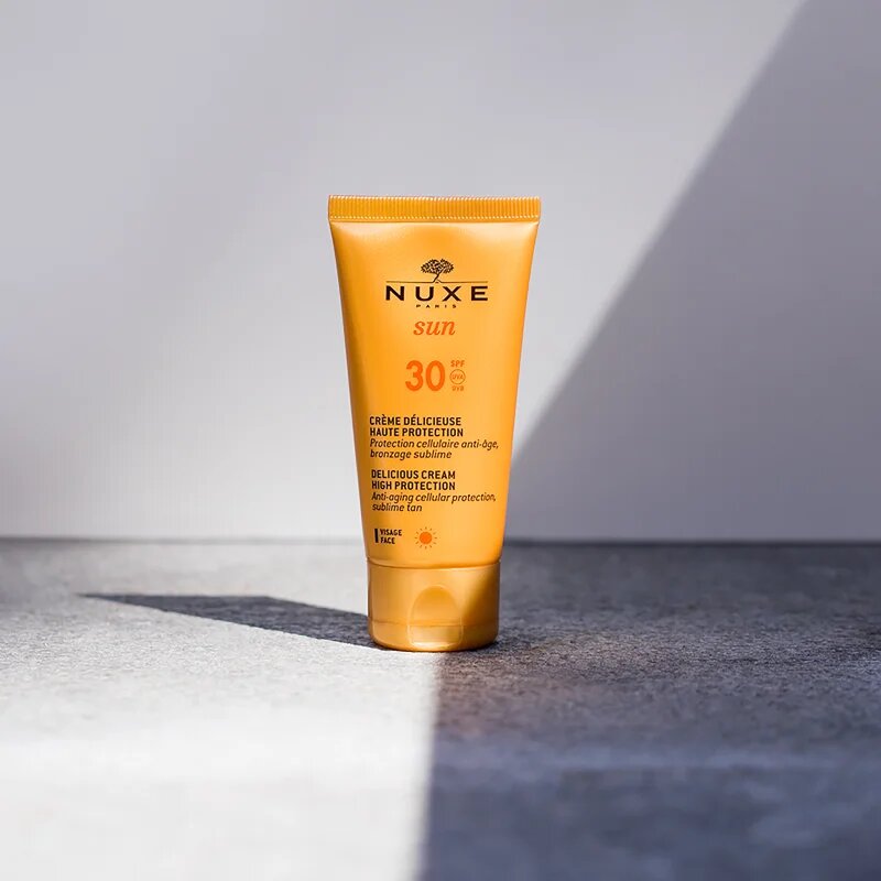 Nuxe Sun Delicious Cream High Protection krema za sončenje za obraz SPF 30 50 ml