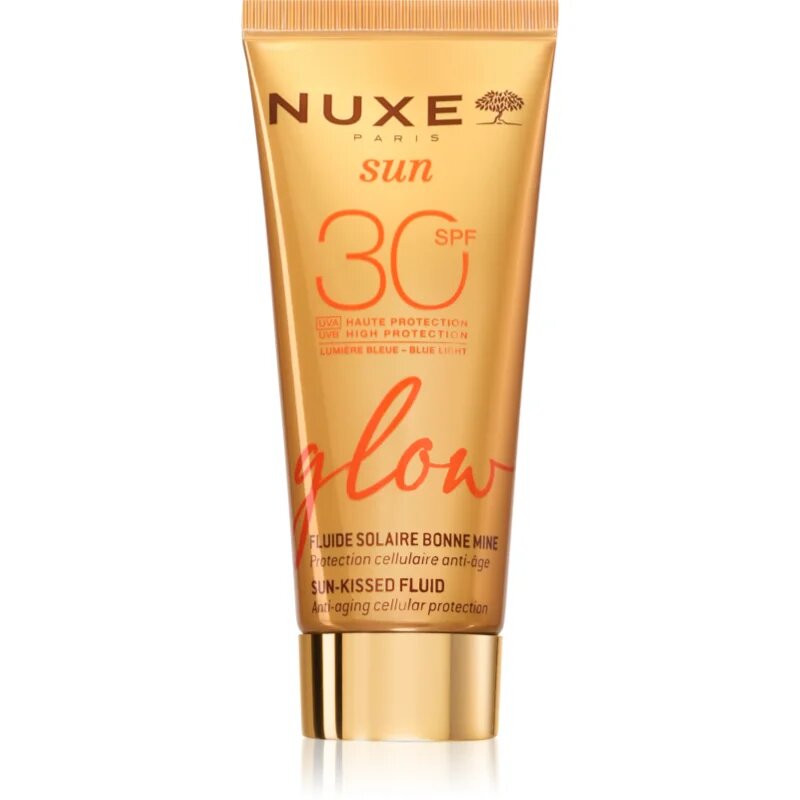 Nuxe Sun Glow zaščitni tonirani fluid za obraz SPF 30 40 ml