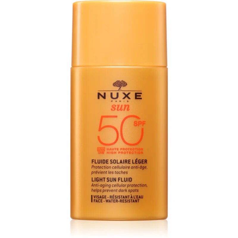 Nuxe Sun Light Sun Fluid lahki zaščitni fluid SPF 50 50 ml