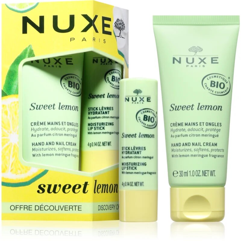 Nuxe Sweet Lemon set za prehrano in hidracijo