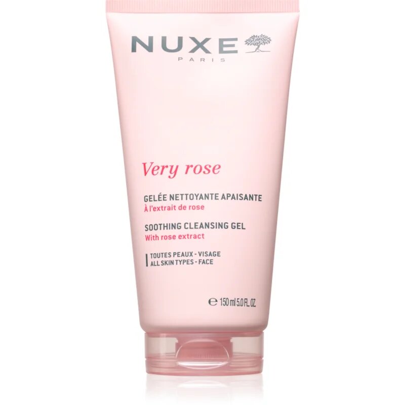 Nuxe Very Rose pomirjevalni čistilni gel 150 ml