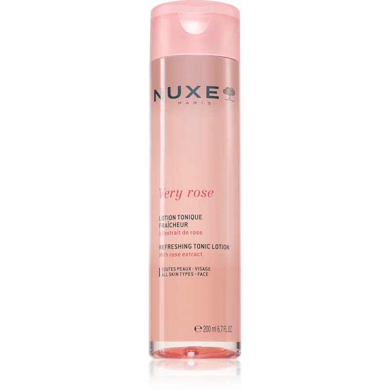 Nuxe Very Rose Refreshing Tonic Lotion osvežilni tonik za vse tipe kože 200 ml