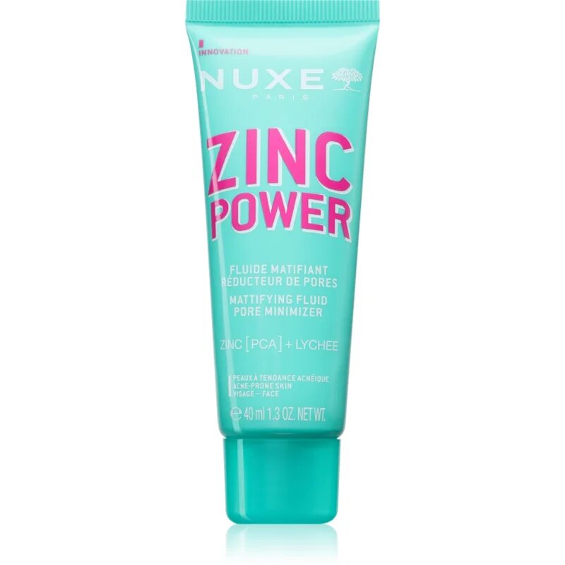 Nuxe Zinc Power Mattifying Fluid matirajoči fluid za mastno k aknam nagnjeno kožo 40 ml