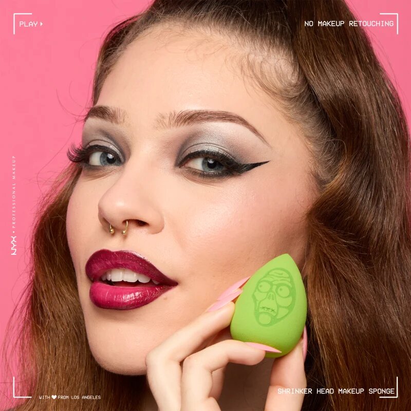 NYX Professional Makeup Beetlejuice Shrinker Makeup Sponge gobica za tekoči puder 1 kos