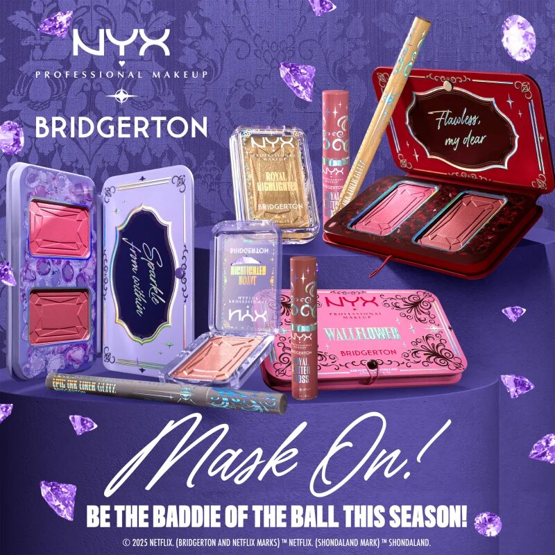 NYX Professional Makeup Bridgerton Royal Butter Gloss sijaj za ustnice odtenek 02 Praline 8 ml