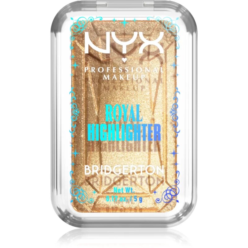NYX Professional Makeup Bridgerton Royal Highlighter osvetljevalec odtenek 02 Light Gold 5 g