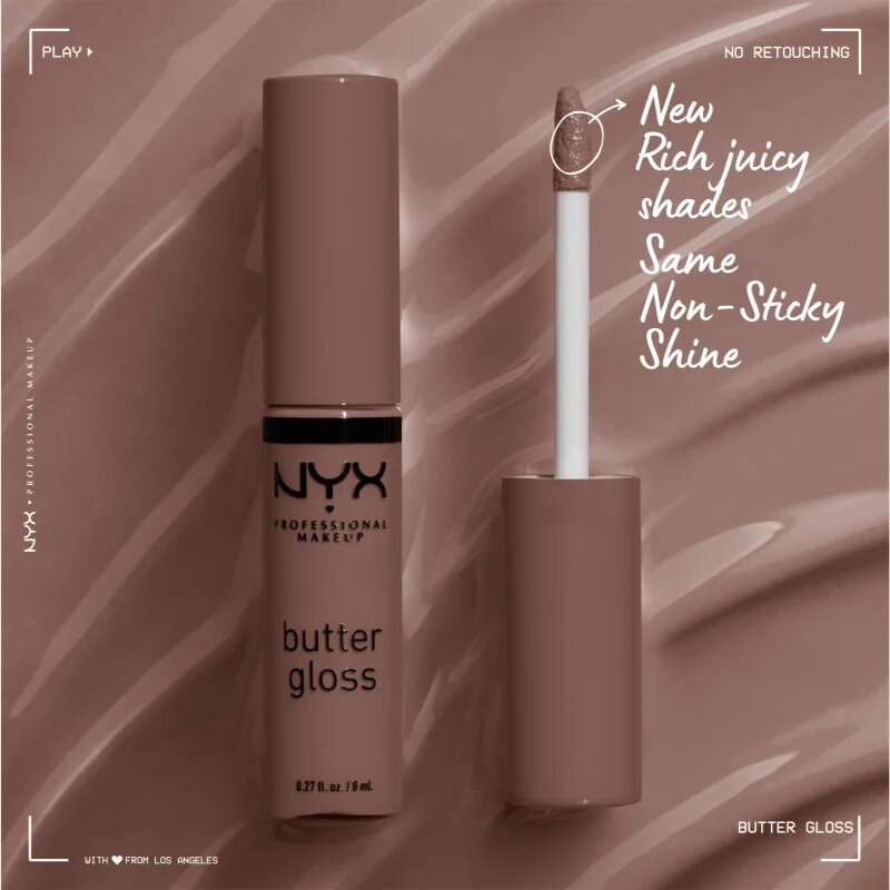 NYX Professional Makeup Butter Gloss sijaj za ustnice odtenek 40 Apple Crisp 8 ml