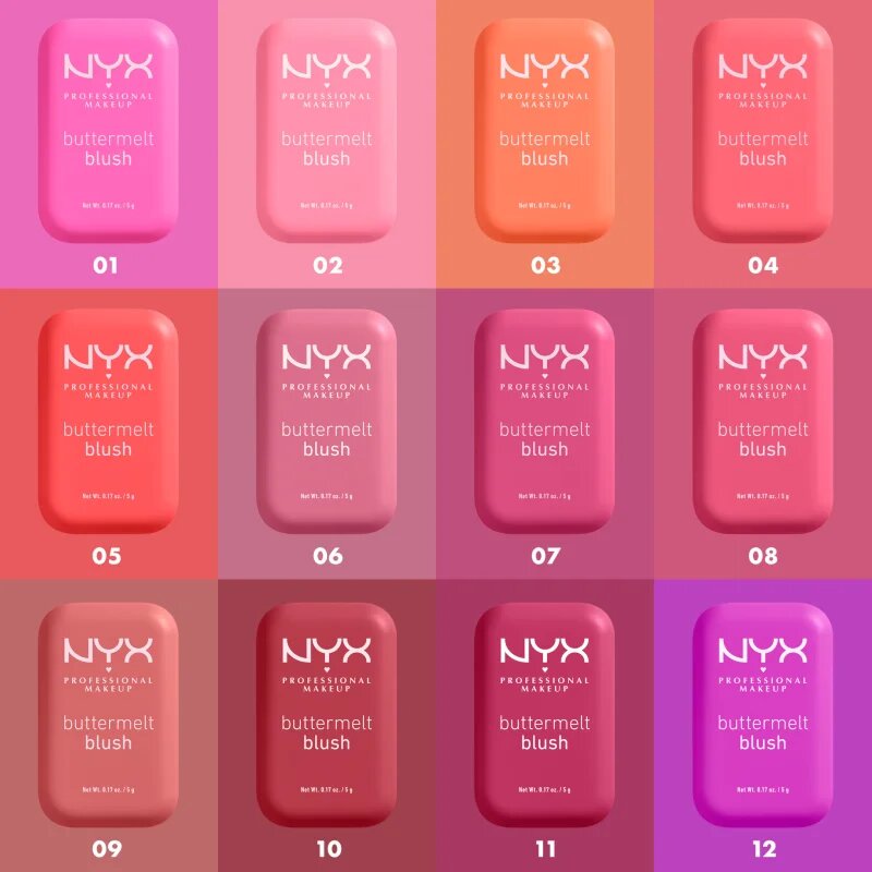 NYX Professional Makeup Buttermelt Blush rdečilo v prahu odtenek 12 All The Butta 5 g
