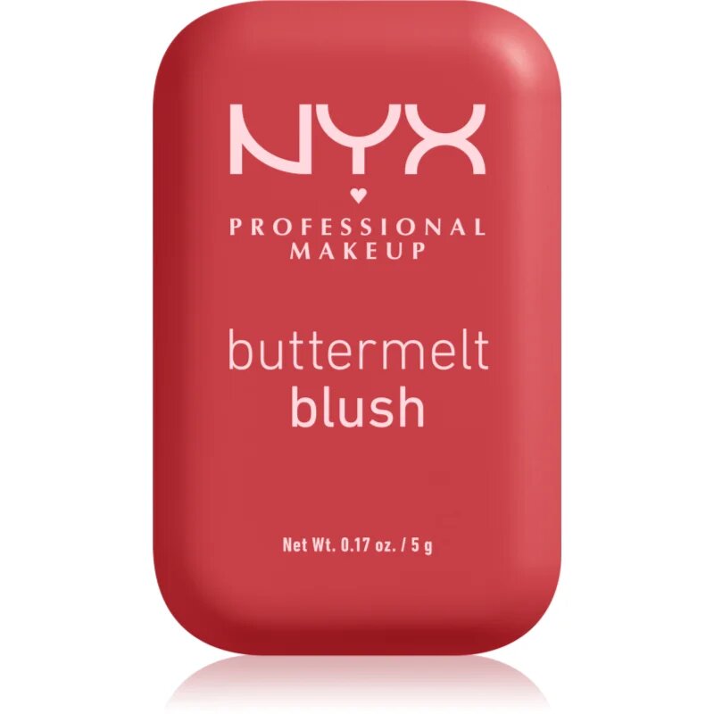 NYX Professional Makeup Buttermelt Blush rdečilo v prahu odtenek Butta Than Coral 5 g