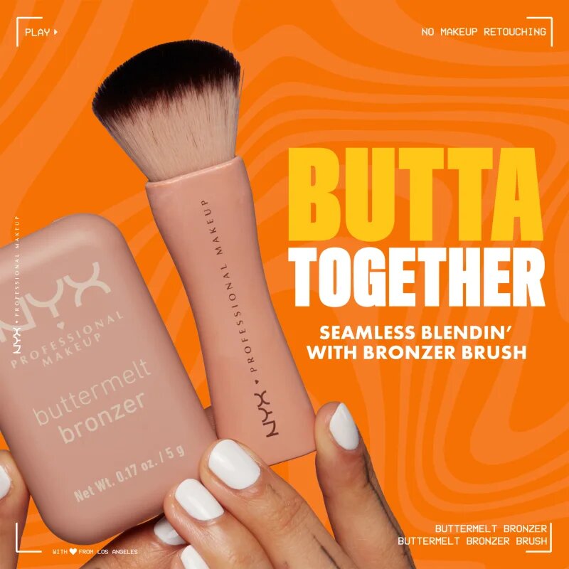 NYX Professional Makeup Buttermelt Bronzer bronzer odtenek 04 Butta Biscuit 5 g