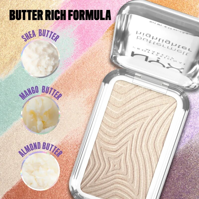 NYX Professional Makeup Buttermelt Highlighter osvetljevalec odtenek bright & butta 05 5 g