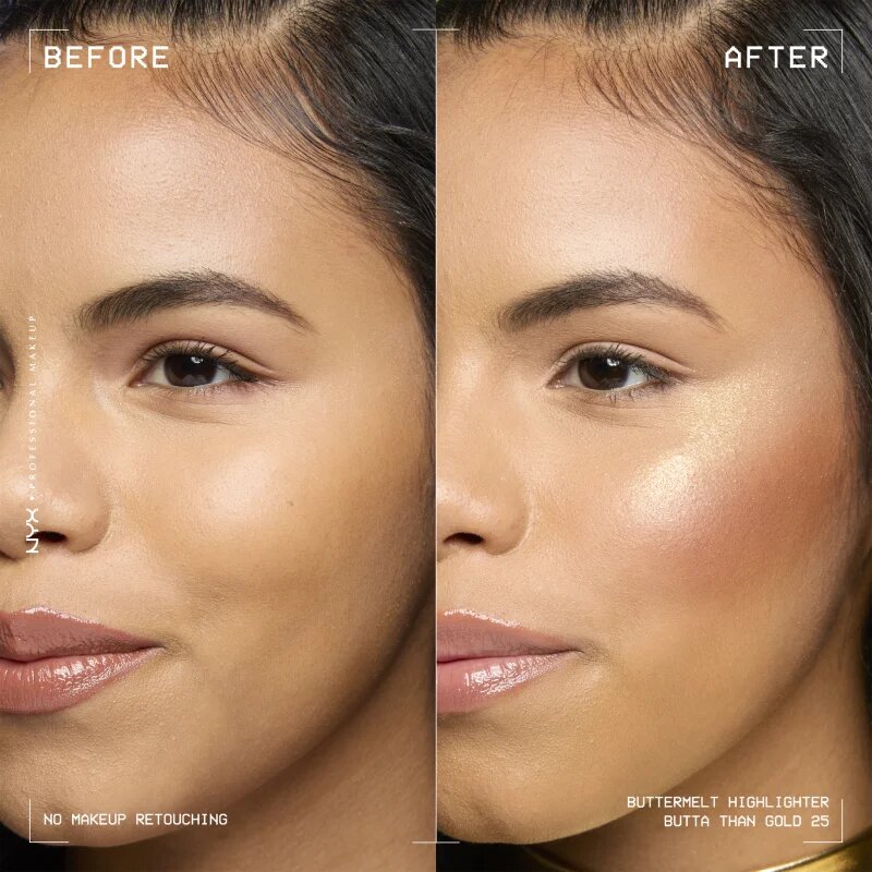 NYX Professional Makeup Buttermelt Highlighter osvetljevalec odtenek butta than gold 25 5 g
