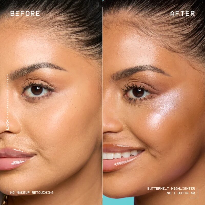 NYX Professional Makeup Buttermelt Highlighter osvetljevalec odtenek no 1 butta 40 5 g