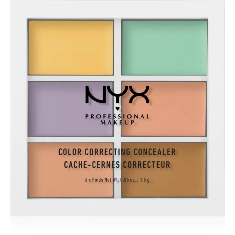 NYX Professional Makeup Color Correcting korekcijska paleta odtenek 04 6 x 1.5 g