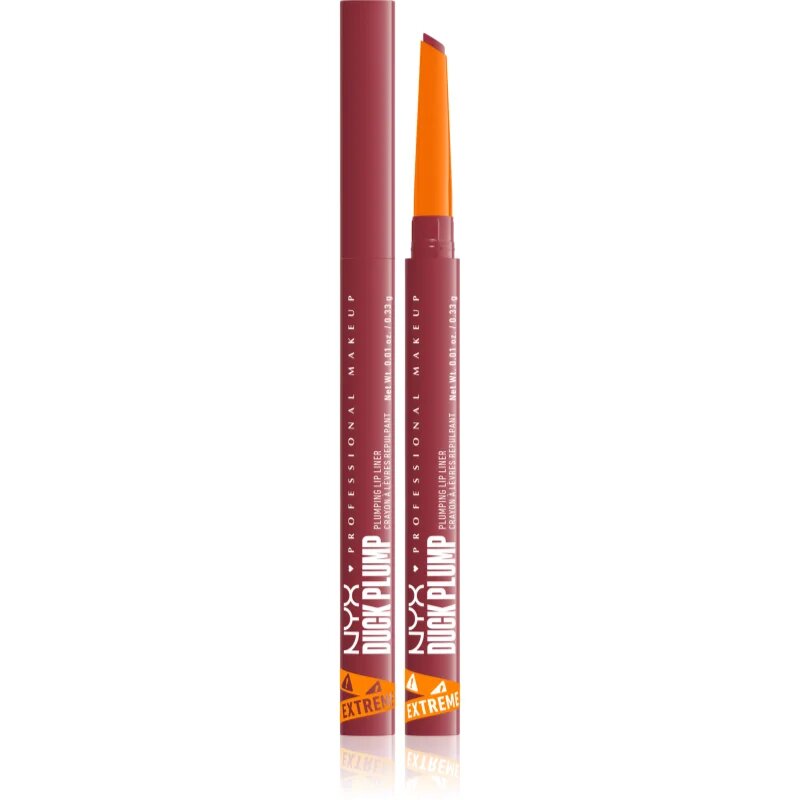 NYX Professional Makeup Duck Plump Liner svinčnik za ustnice z učinkom povečanja odtenek Flirty Flip 0.33 g