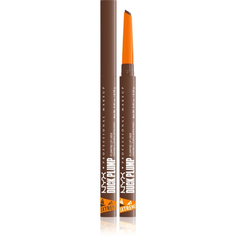 NYX Professional Makeup Duck Plump Liner svinčnik za ustnice z učinkom povečanja odtenek Syringe Sienna 0.33 g