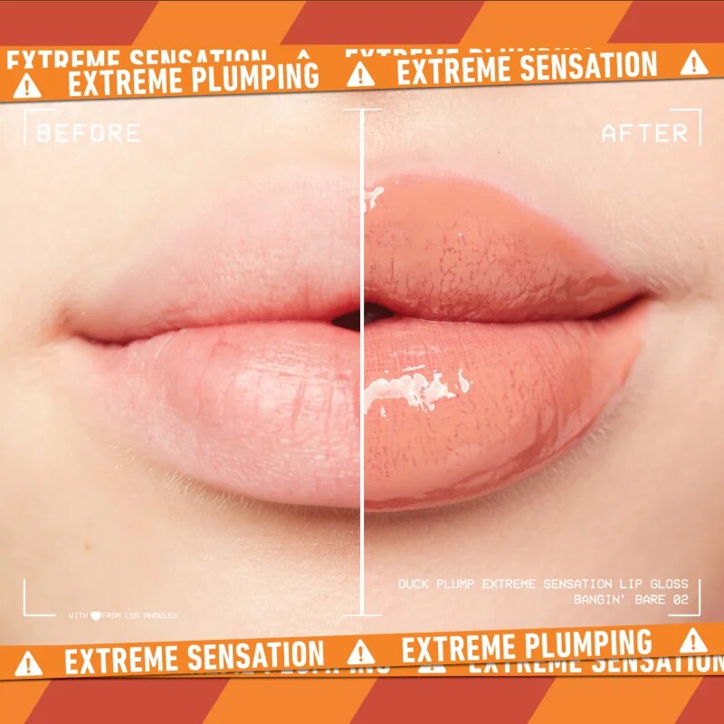 NYX Professional Makeup Duck Plump sijaj za ustnice z učinkom povečanja odtenek 02 Banging Bare 7 ml