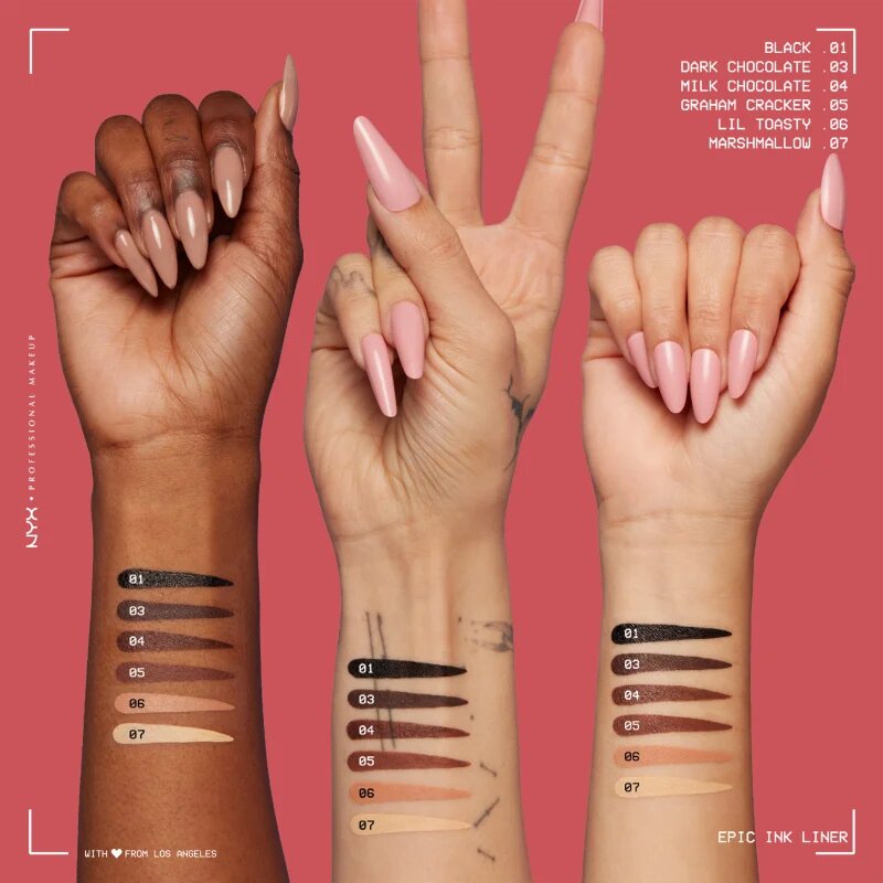 NYX Professional Makeup Epic Ink precizno vodoodporno črtalo odtenek Graham Cracker 1 ml