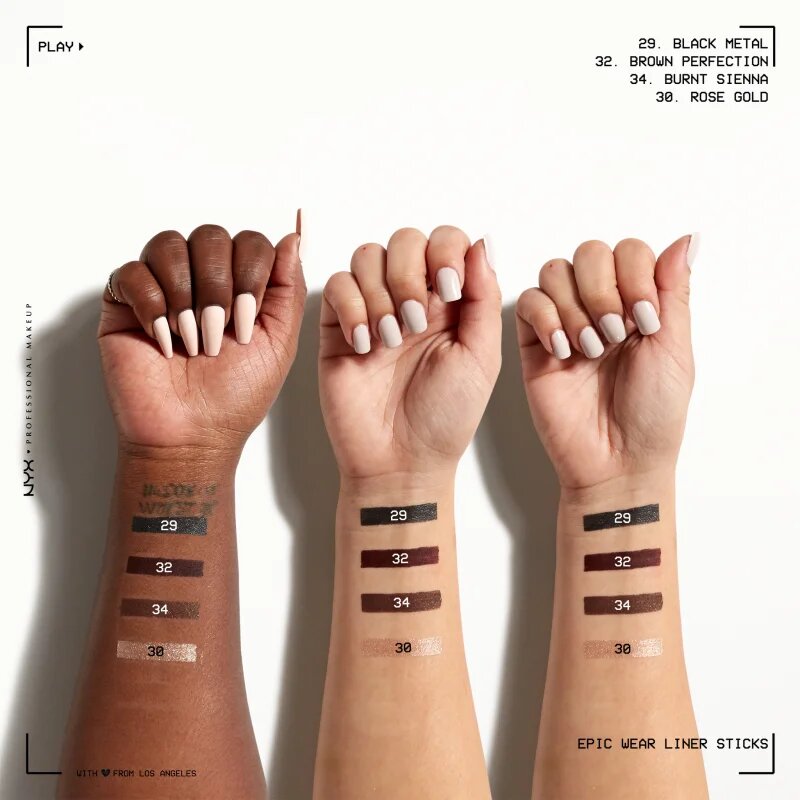 NYX Professional Makeup Epic Wear Liner Stick vodoodporni svinčnik za oči odtenek 30 Rose Gold 1.2 g