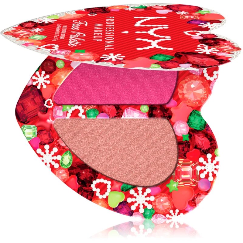 NYX Professional Makeup Face Palette Xmas večnamenska paleta odtenek 02 10 g
