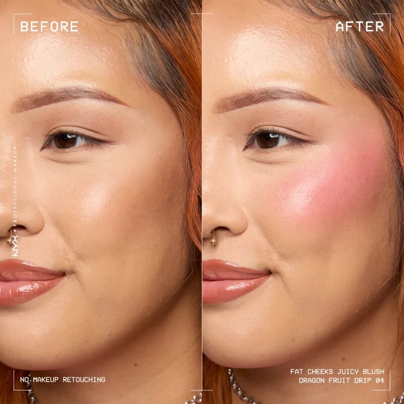 NYX Professional Makeup Fat Cheeks Juicy Blush tekoče rdečilo odtenek 04 Dragon Fruit Drip 8 ml