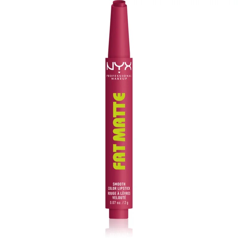NYX Professional Makeup Fat Matte balzam za ustnice z mat učinkom Blush Blanket 2 g
