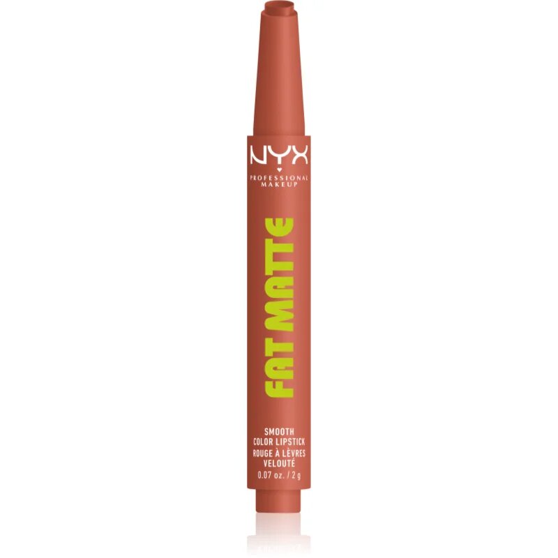 NYX Professional Makeup Fat Matte balzam za ustnice z mat učinkom Cozy Whipped 2 g