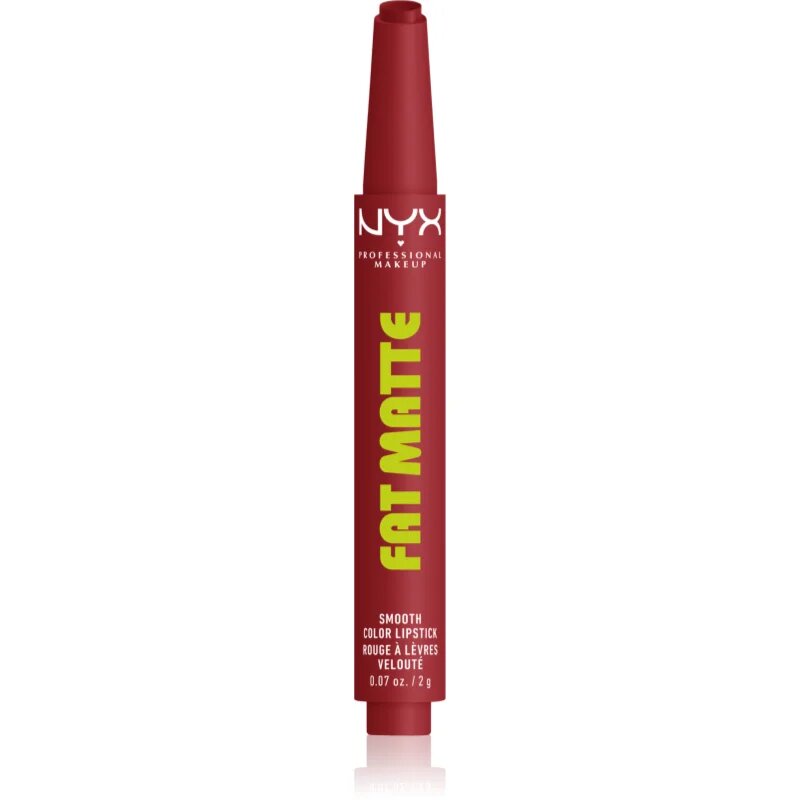 NYX Professional Makeup Fat Matte balzam za ustnice z mat učinkom Mauve Cloud 2 g