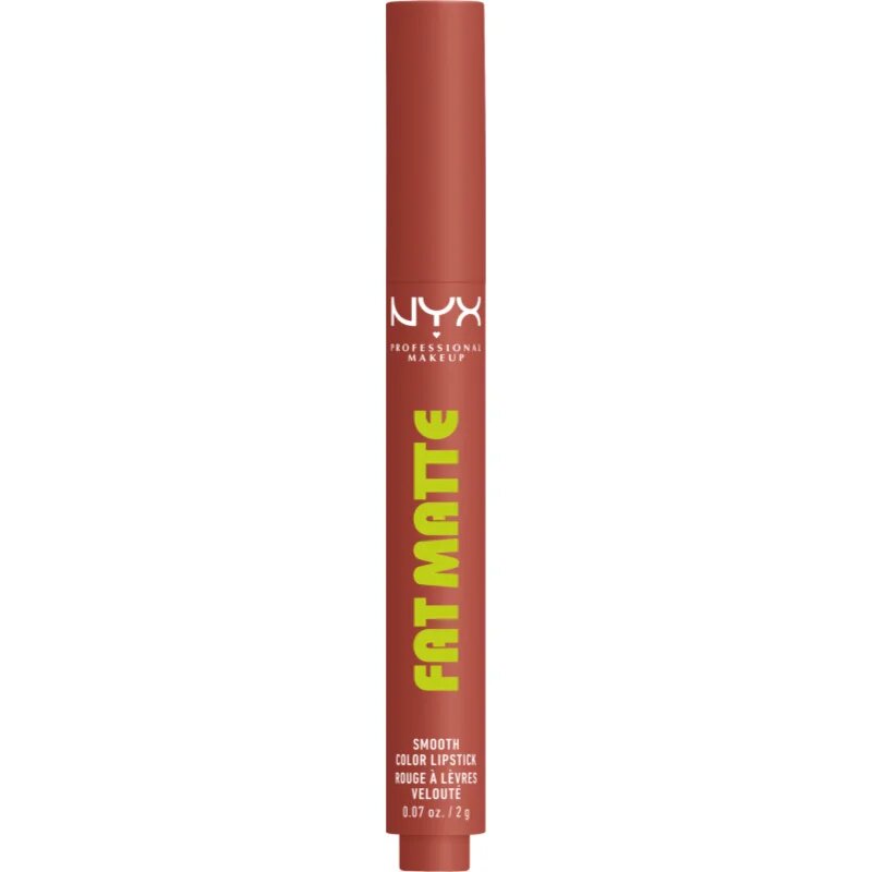 NYX Professional Makeup Fat Matte balzam za ustnice z mat učinkom Rose Robe 2 g
