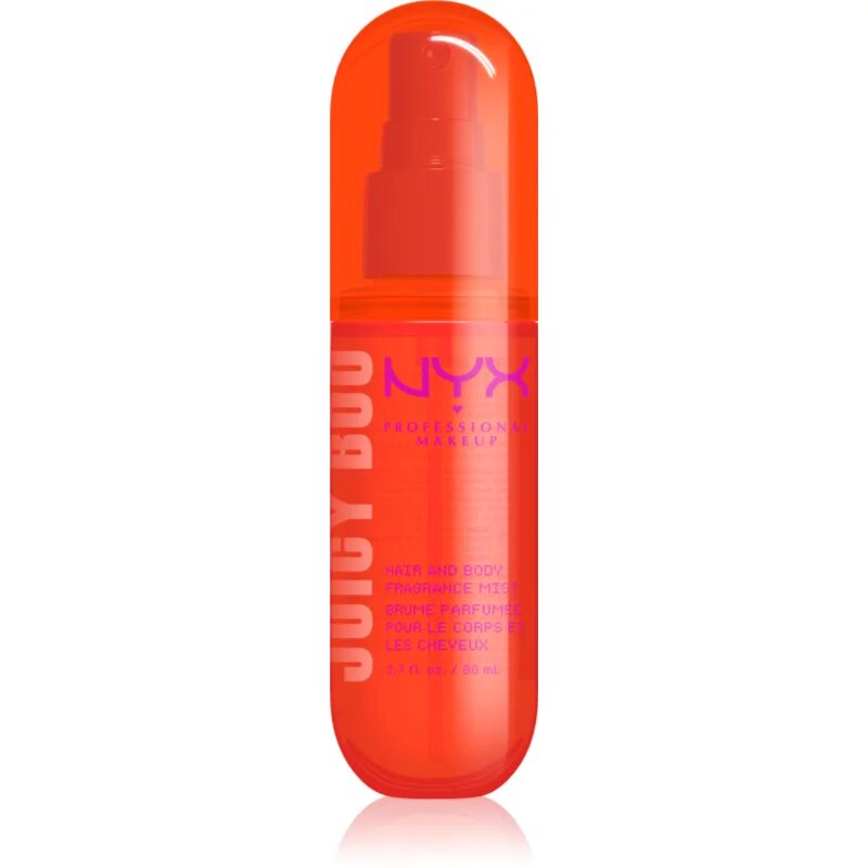 NYX Professional Makeup Fat Oil Body parfumska meglica za lase in telo z vonjem Juicy Boo 160 ml