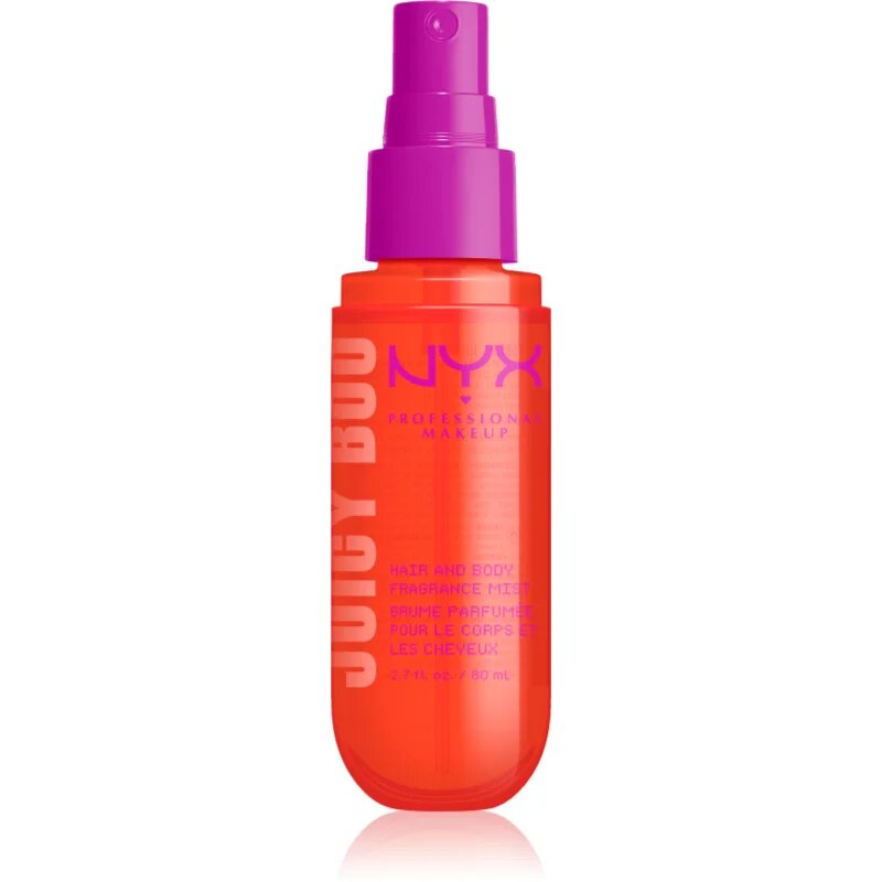 NYX Professional Makeup Fat Oil Body parfumska meglica za lase in telo z vonjem Juicy Boo 80 ml