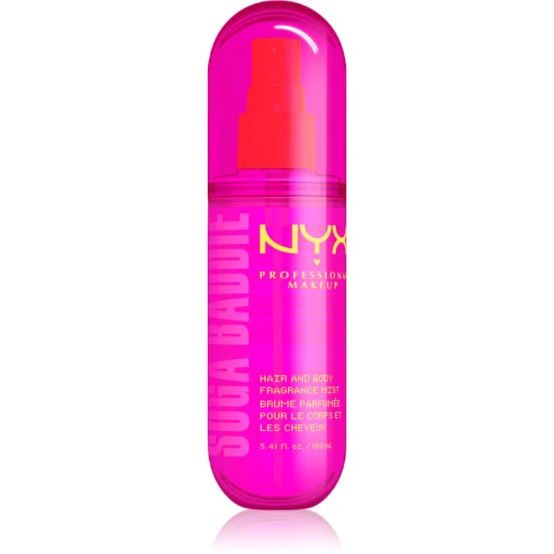 NYX Professional Makeup Fat Oil Body parfumska meglica za lase in telo z vonjem Suga Baddie 160 ml
