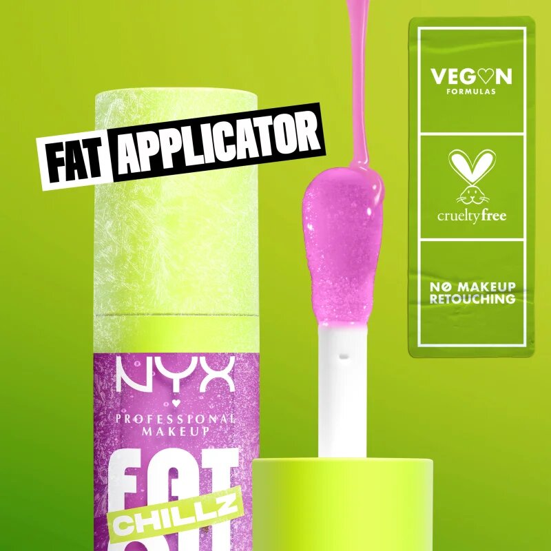 NYX Professional Makeup Fat Oil Chillz olje za ustnice s hladilnim učinkom odtenek 4.8 ml