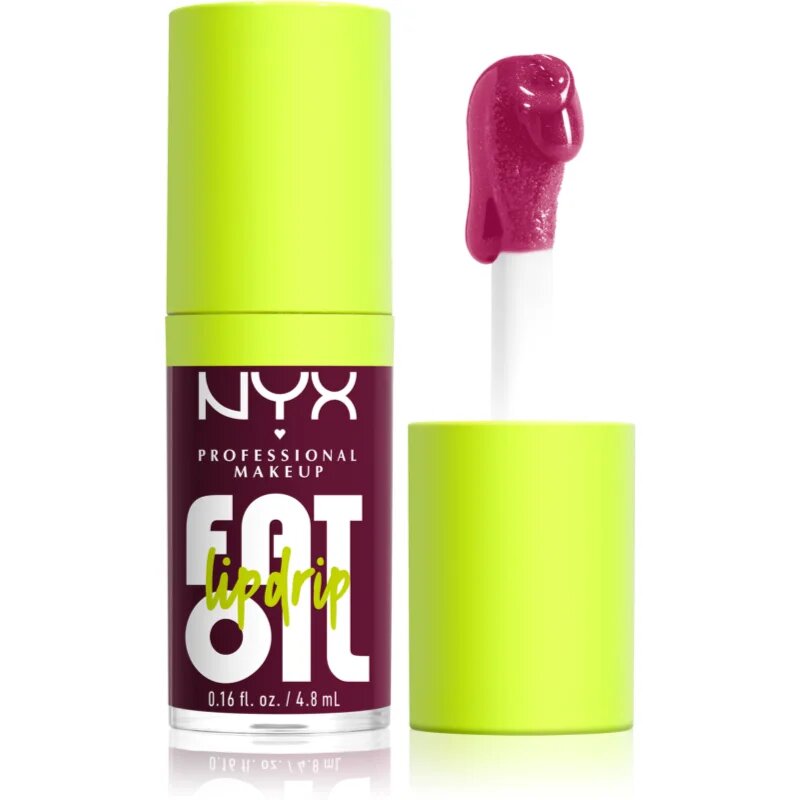NYX Professional Makeup Fat Oil Lip Drip olje za ustnice odtenek 04 That's Chic 48 ml