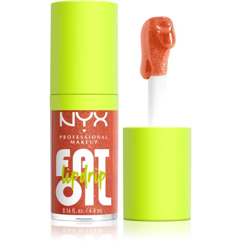 NYX Professional Makeup Fat Oil Lip Drip olje za ustnice odtenek 06 Follow Back 48 ml