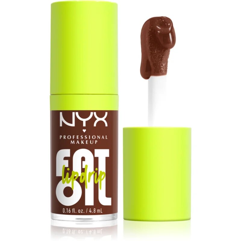 NYX Professional Makeup Fat Oil Lip Drip olje za ustnice odtenek Livin The Cream 4.8 ml