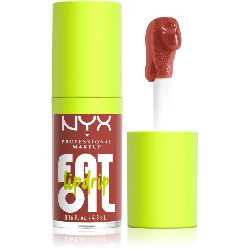 NYX Professional Makeup Fat Oil Lip Drip olje za ustnice odtenek Splash Of Cream 4.8 ml
