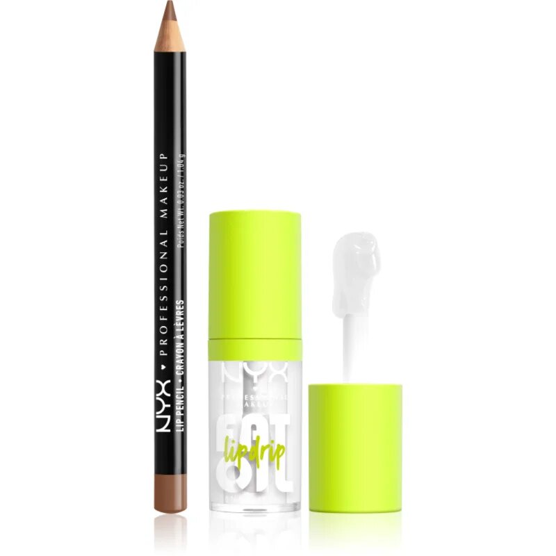 NYX Professional Makeup Fat Oil Lip Drip set za ustnice 2 kos