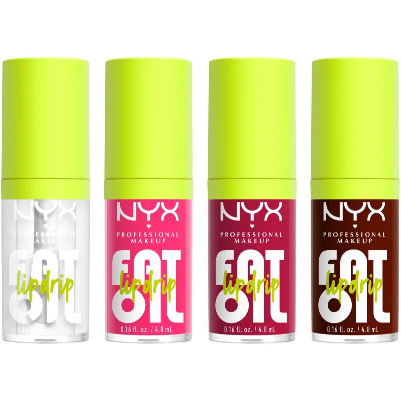 NYX Professional Makeup Fat Oil Lip Drip set za ustnice 4x4.8 ml
