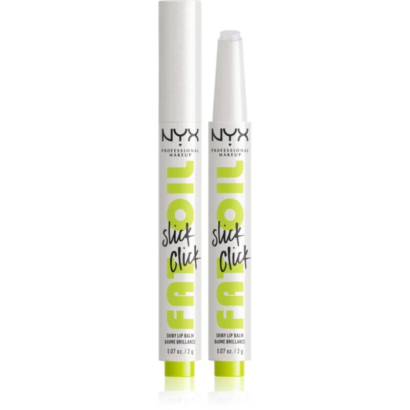 NYX Professional Makeup Fat Oil Slick Click tonirani balzam za ustnice odtenek 01 Main Character 2 g