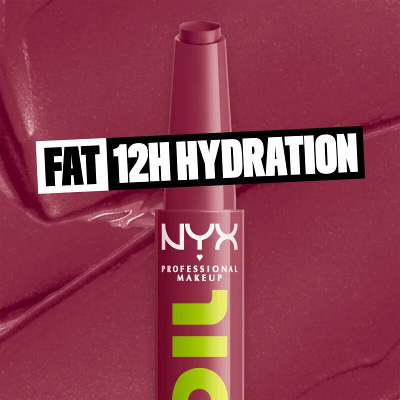 NYX Professional Makeup Fat Oil Slick Click tonirani balzam za ustnice odtenek 20 In The Drafts 2 g