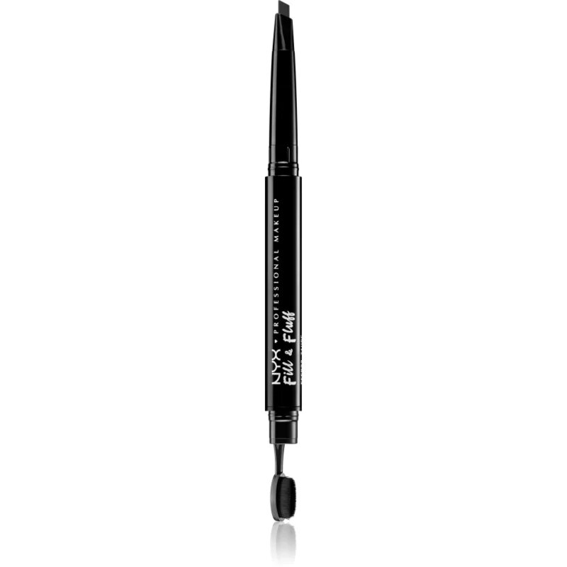 NYX Professional Makeup Fill & Fluff pomada za obrvi v svinčniku odtenek 08 - Black 02 g