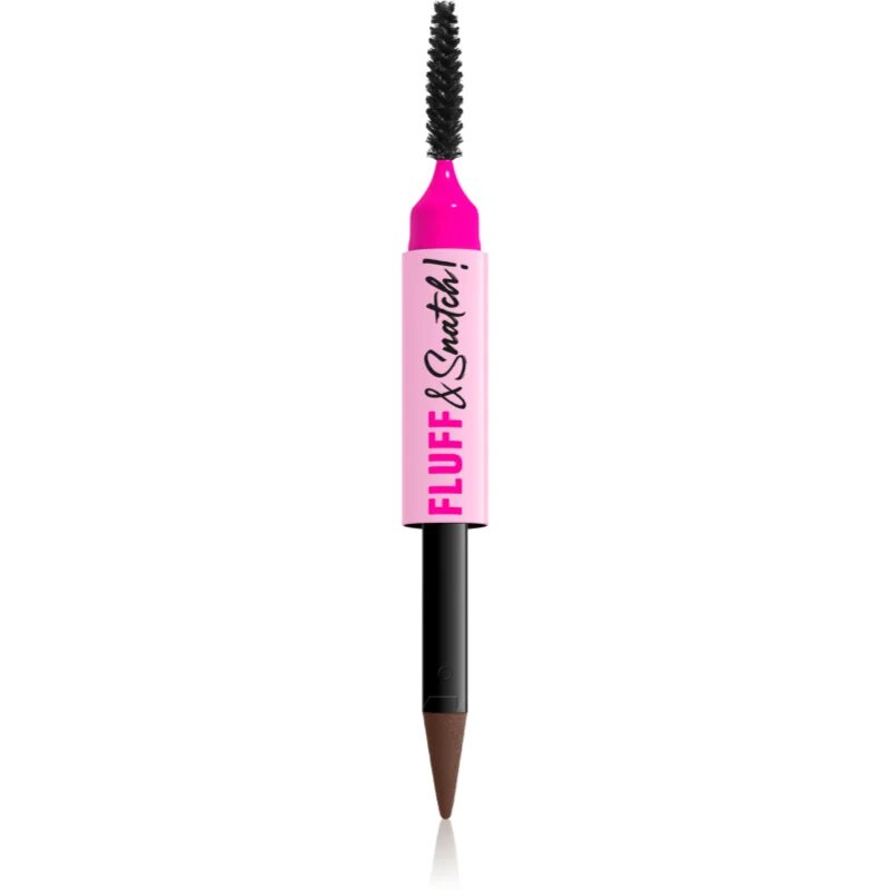 NYX Professional Makeup Fluff & Snatch svinčnik za obrvi s pudrastim učinkom odtenek Cool Ash Brown 1 g