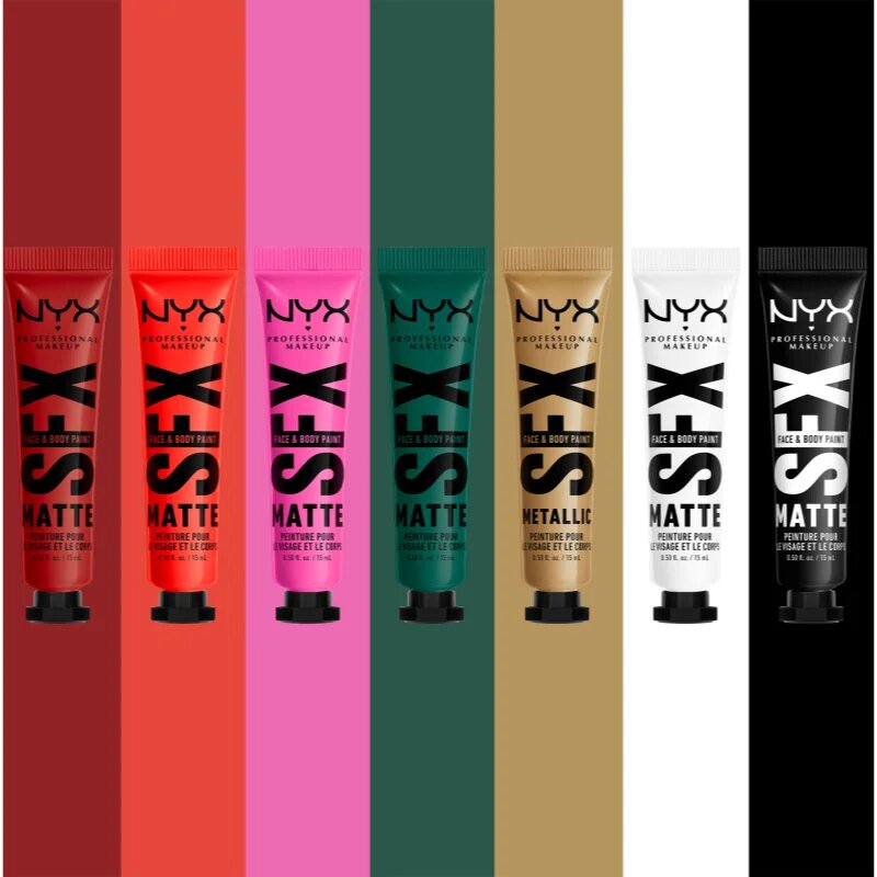 NYX Professional Makeup Halloween SFX Paints kremasta senčila za obraz in telo odtenek 04 Must Sea 15 ml