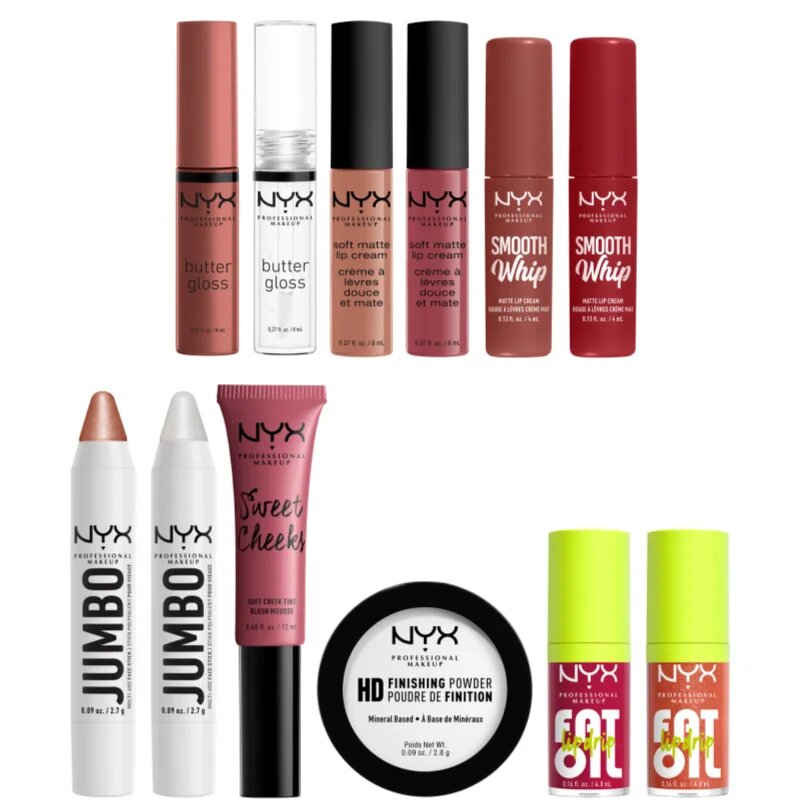 NYX Professional Makeup Home Alone 12 Day darilni set za popoln videz