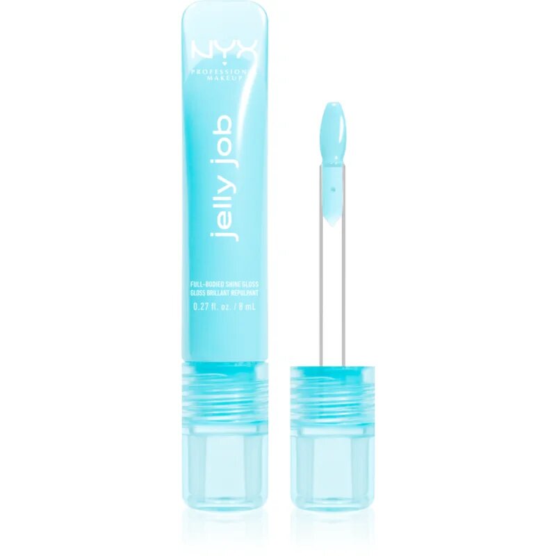 NYX Professional Makeup Jelly Job svetleči sijaj za ustnice z učinkom povečanja odtenek Jelly Frost 7.5 ml
