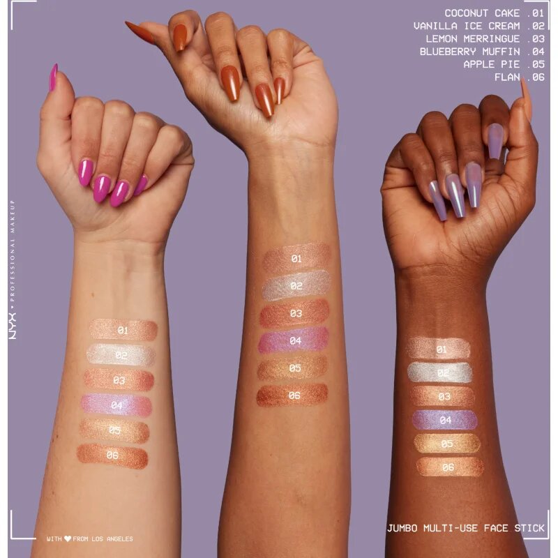 NYX Professional Makeup Jumbo Multi-Use Highlighter Stick kremasti osvetljevalec v svinčniku odtenek 05 Apple Pie 27 g