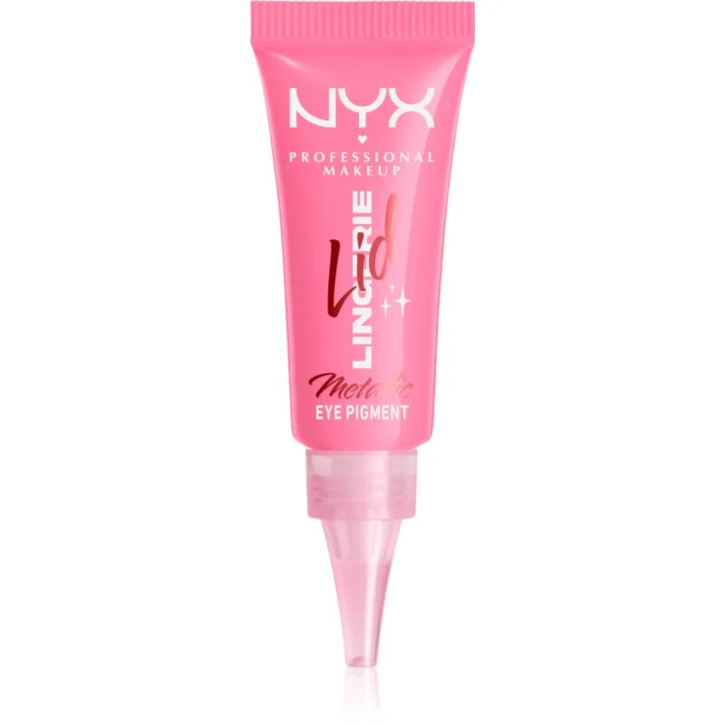 NYX Professional Makeup Lid Lingerie kremasto senčila za oči odtenek 08 Push-Up Pink 6 ml