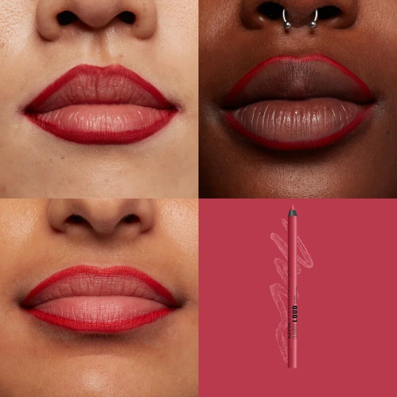 NYX Professional Makeup Line Loud Vegan črtalo za ustnice z mat učinkom odtenek 12 - On a Mission 1.2 g